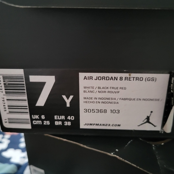 Air Jordan retro 8 - Picture 2 of 2